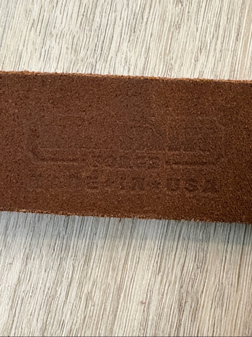 Main Street Forge Journeyman Full Grain Leather Belt Brown Size 44 classic - Picture 2 of 7